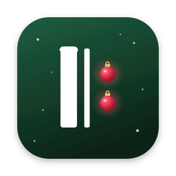 Icône Noël, avec des boules de sapin